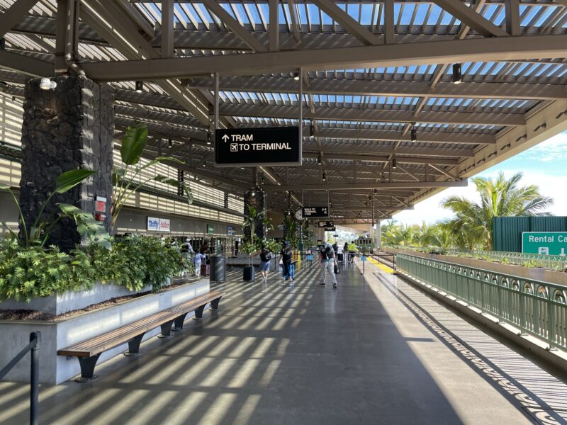 マウイ島｜トラム乗り場